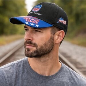 Union Pacific “Building America Since 1862” Patriotic Baseball Cap Hat USA